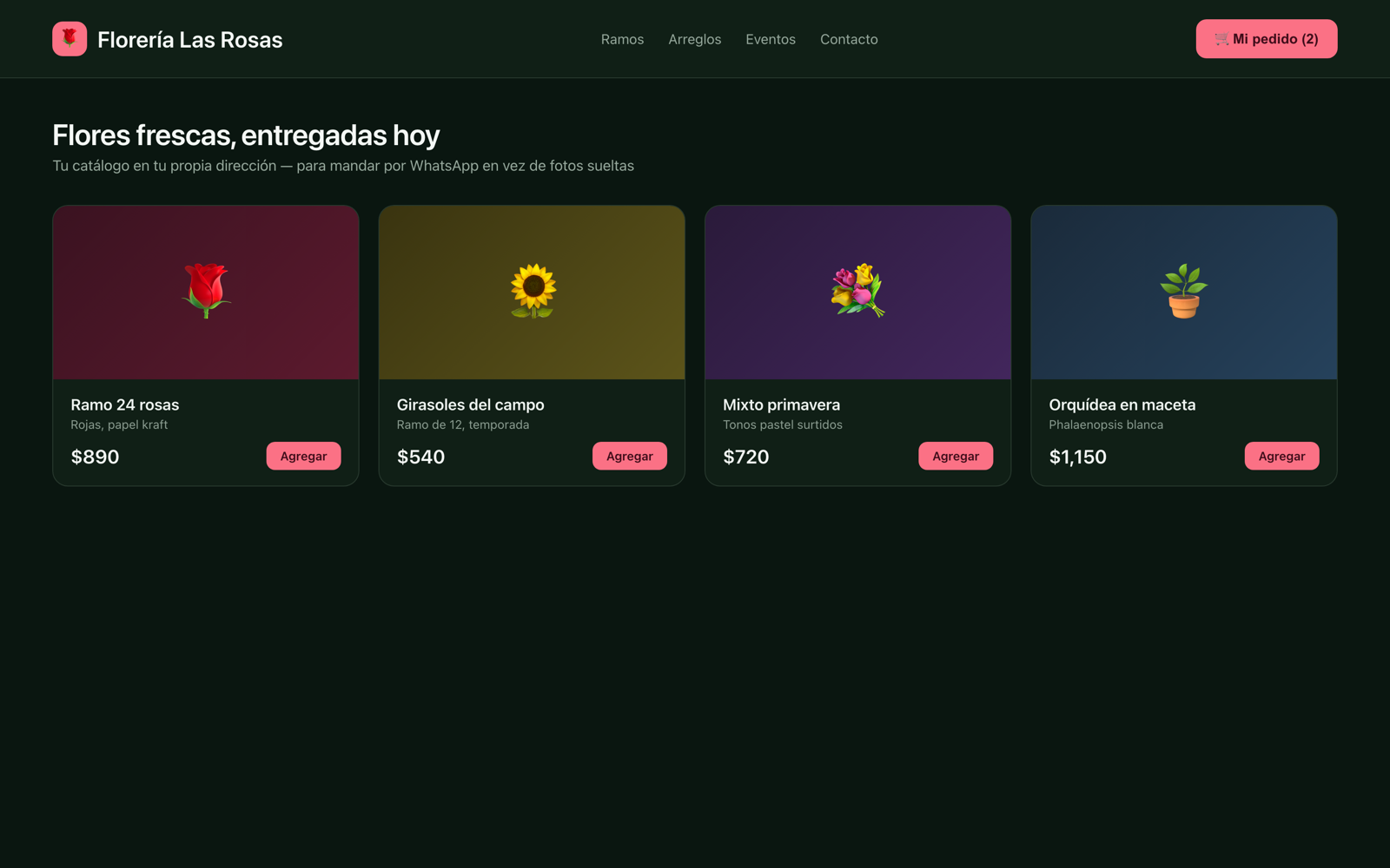 Escaparate en línea
